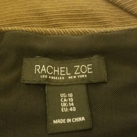 Rachel Zoe STRETCH Skinny Cigarette Pants Tummy Control Waistband Leggings Brown - Picture 5 of 6